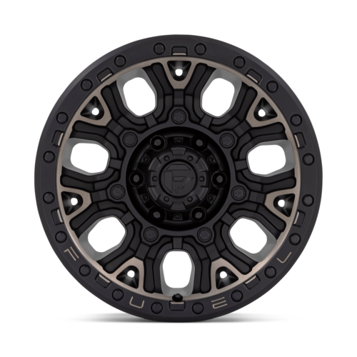 Fuel 1PC D824 Traction 17x9 Matte Black Wheel, 6x4.5 Bolt Pattern, +1 Offset