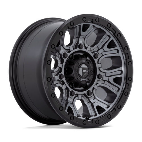 Fuel 1PC D825 Traction 17x9 Wheel, 6x5.5 Bolt Pattern, Matte Gunmetal with Black Ring