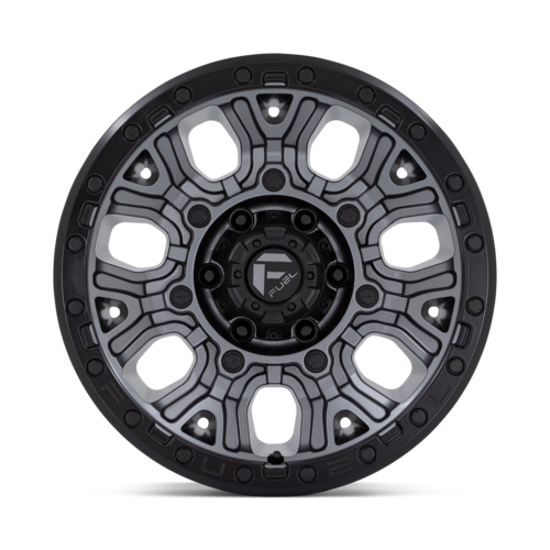 Fuel 1PC D825 Traction 17x9 Wheel, 6x5.5 Bolt Pattern, Matte Gunmetal with Black Ring