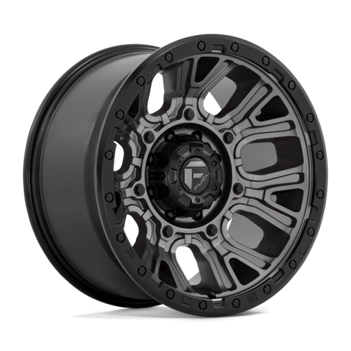 Fuel 1PC D825 Traction 20x10 8x180 Matte Gunmetal Wheel with Black Ring, -18 Offset