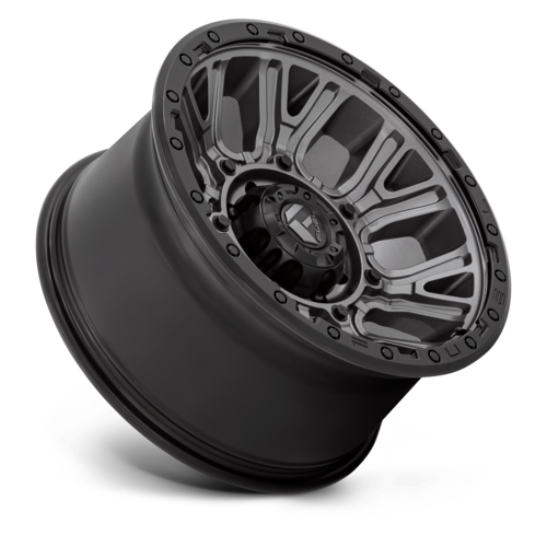 Fuel 1PC D825 Traction 20x10 8x180 Matte Gunmetal Wheel with Black Ring, -18 Offset