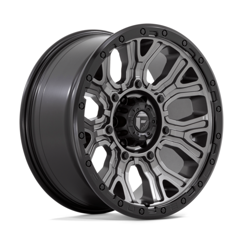 Fuel 1PC D825 Traction 20x9 Wheel, 6x135 Bolt Pattern, Matte Gunmetal with Black Ring