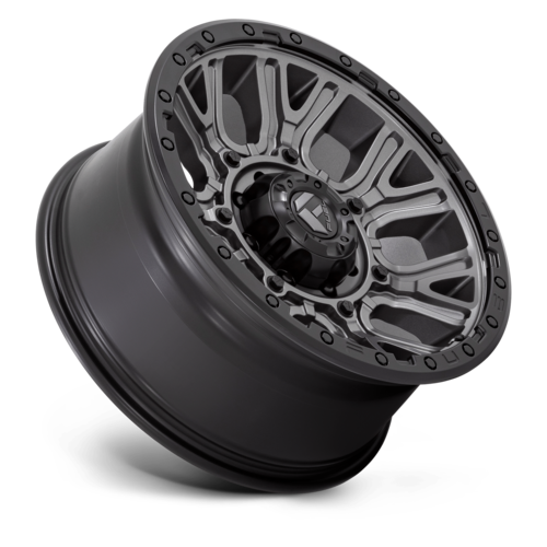 Fuel 1PC D825 Traction 20x9 Wheel, 8x6.5 Bolt Pattern, Matte Gunmetal with Black Ring