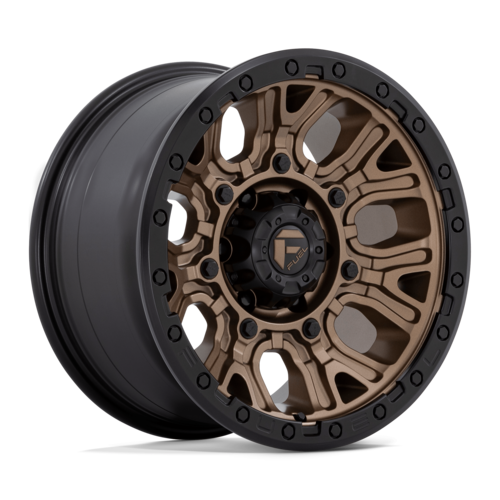 Fuel 1PC D826 Traction 17x9 Wheel, 6x5.5 Bolt Pattern, Matte Bronze with Black Ring