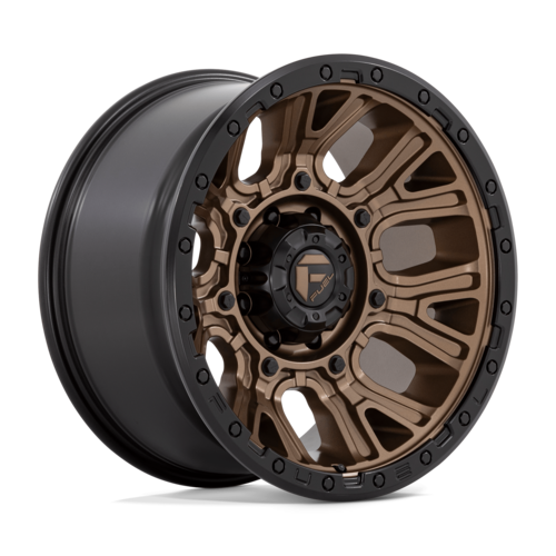 Fuel 1PC D826 Traction 20x10 Wheel, 8x6.5 Bolt Pattern, -18 Offset, Matte Bronze with Black Ring