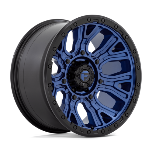 Fuel 1PC D827 Traction 20-Inch Dark Blue Wheel with Black Ring, 6x135 Bolt Pattern, -18 Offset