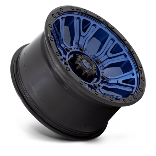 Fuel 1PC D827 Traction 20-Inch Dark Blue Wheel with Black Ring, 6x135 Bolt Pattern, -18 Offset