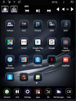 Linkswell - 2019-2024 Dodge Ram Generation 4 T-Style Radio - Wireless CarPlay/Android Auto Adapter (No HDMI Input) -TS-DGPU12-1RR-4B (Factory Rework) - View 3
