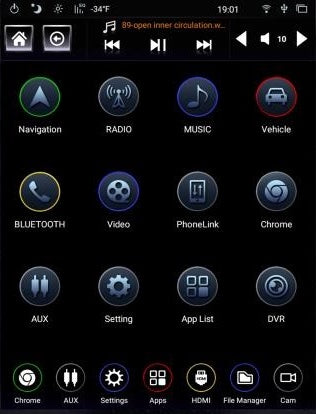 Linkswell 2015-23 FORD MUSTANG GENERATION 4 T-STYLE RADIO - Wireless CarPlay/Android Auto Adapter (NO HDMI INPUT) - TS-FDMU12-1RR-4B (Factory Rework) - View 3