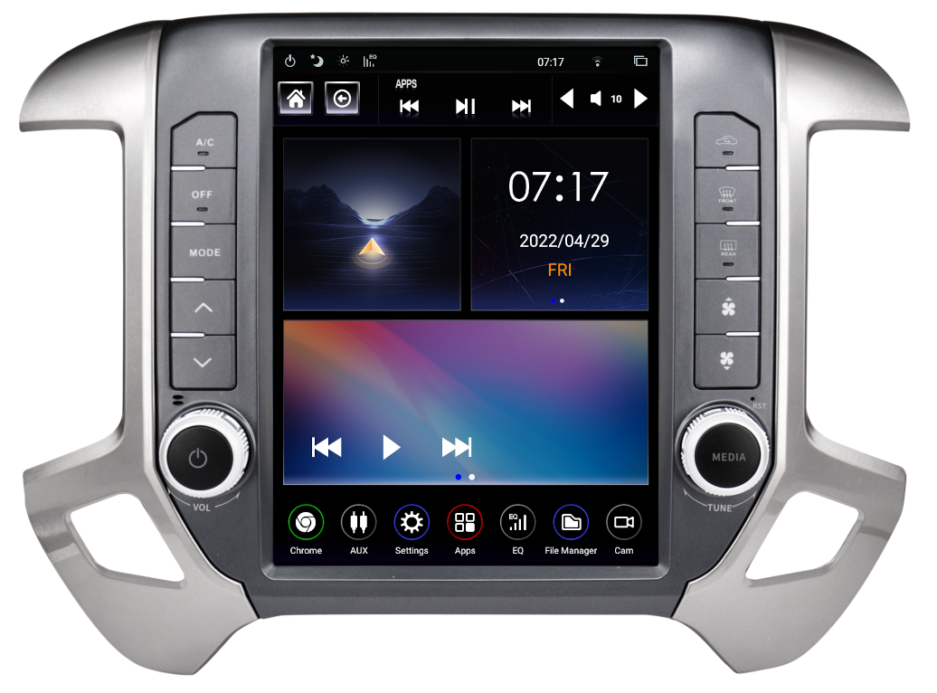 Linkswell - 2014-2018 Chevy Silverado/GMC Sierra Generation 5 T-Style Radio - TS-GMPU12-1RR-5S (SDEOL)