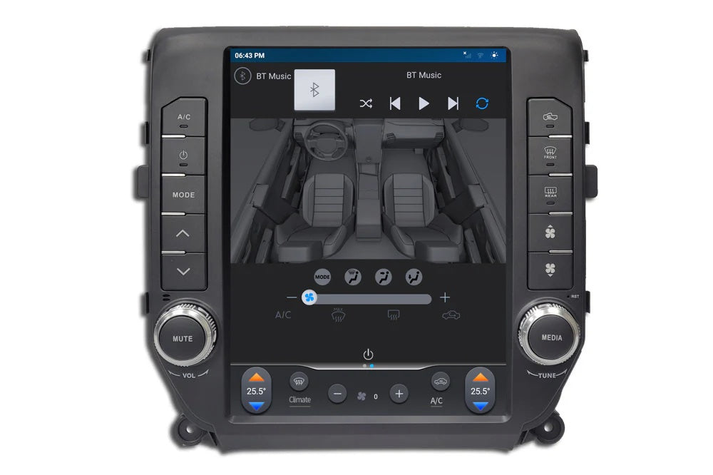 Linkswell 2014-2018 CHEVY SILVERADO / GMC SIERRA GENERATION 6 T-STYLE RADIO - View 3