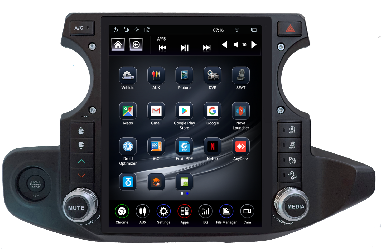 Linkswell - 2018-UP Jeep Wrangler JL / Gladiator JT Generation 5 T-Style Radio -TS-JPJL12-1RR-5S - View 2