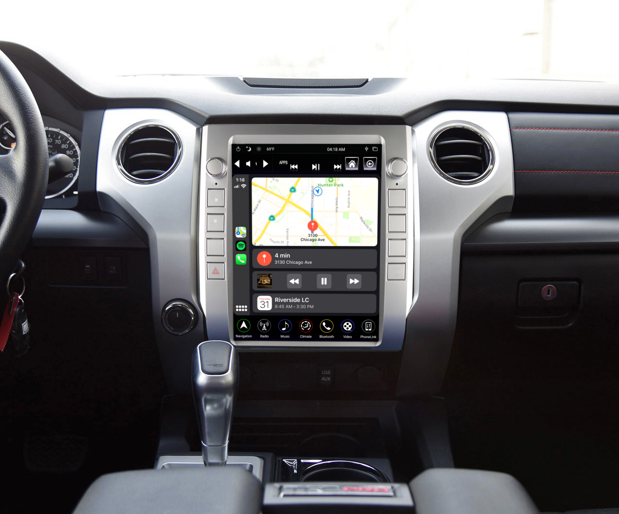 Linkswell - 2014-2021 Toyota Tundra Generation 4 T-Style Radio (No HDMI Input) - TS-TYPU12-1RR-4B - View 2