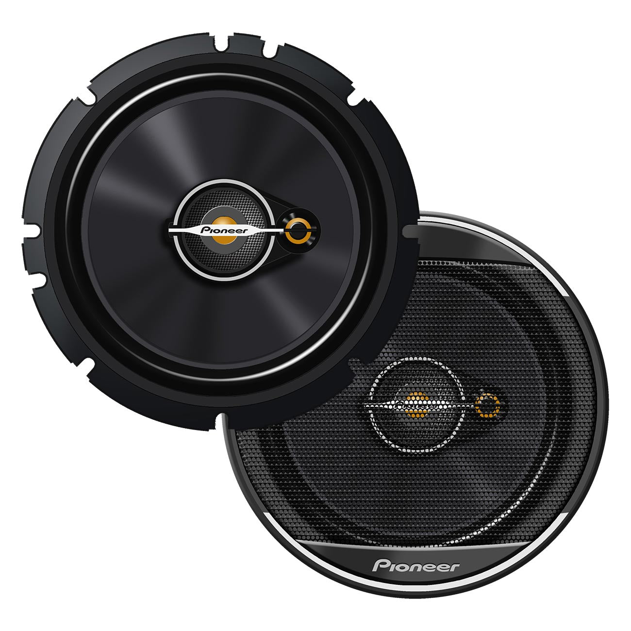 Pioneer 6-1/2 inch 3-Way Full Range Speakers - 320 Watts Max, 70 RMS (Pair) | Model TSA1671F