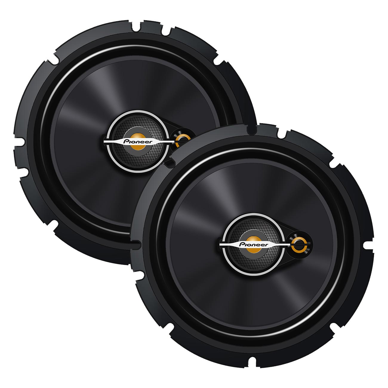 Pioneer 6-1/2 inch 3-Way Full Range Speakers - 320 Watts Max, 70 RMS (Pair) | Model TSA1671F