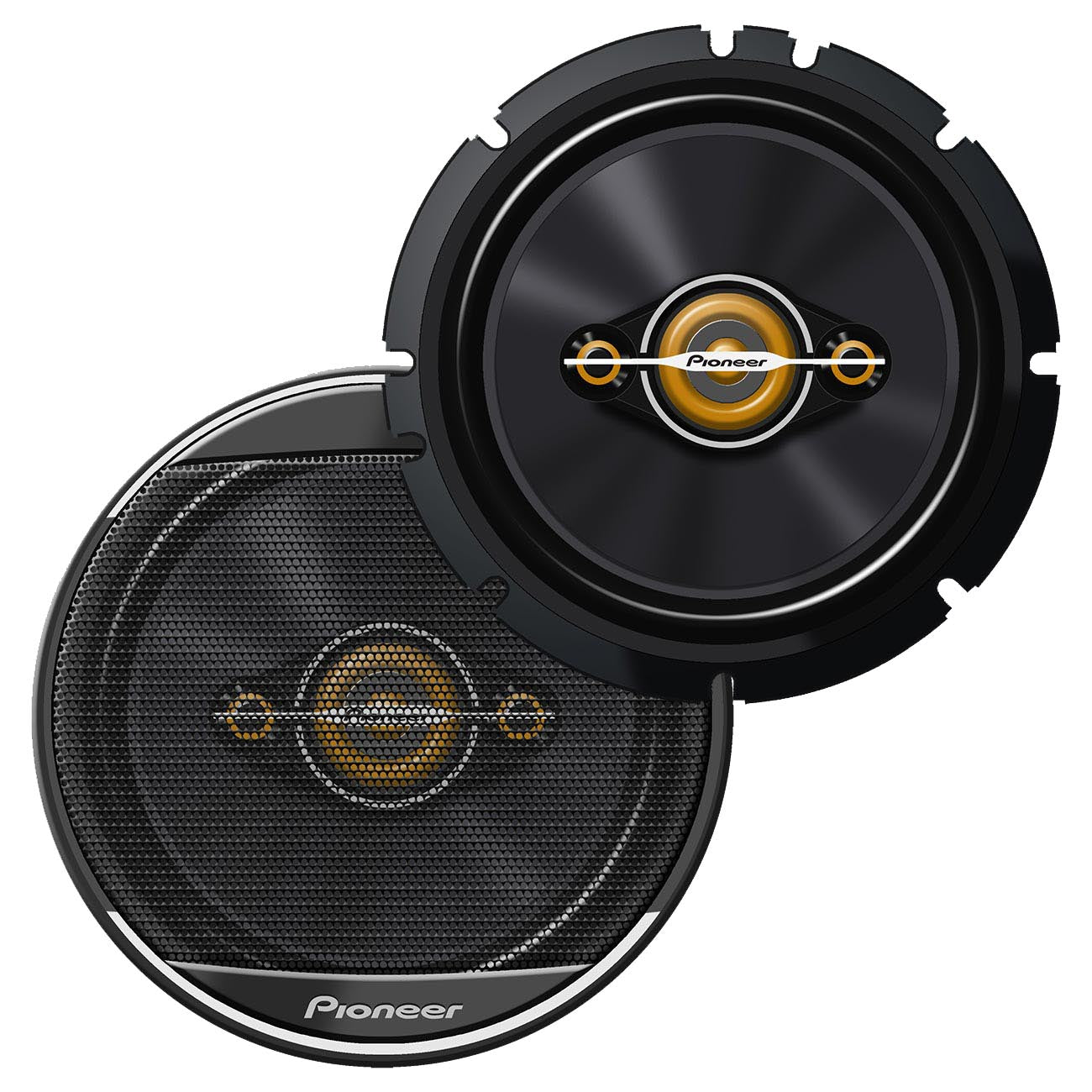 Pioneer 6-1/2 inch 4-Way Full Range Speakers - Pair, 350 Watts Max / 80 RMS - Model TSA1681F