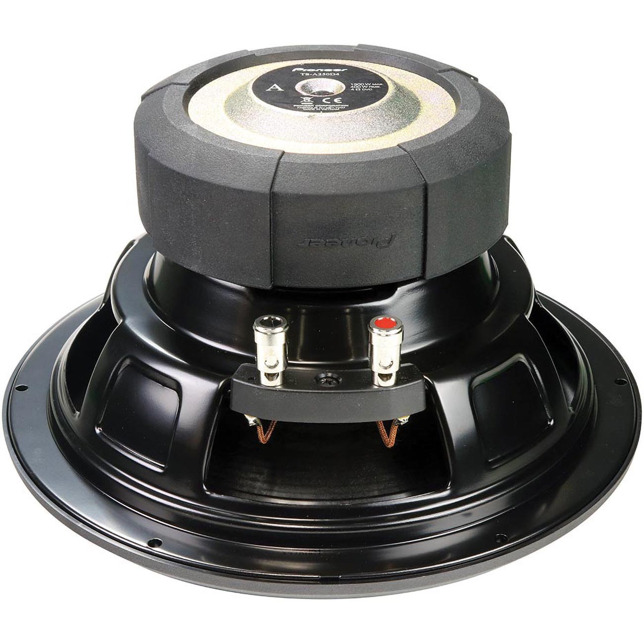 Pioneer 10-Inch Dual 4 Ohm Subwoofer - 1300 Watts Max Power - Model TSA250D4