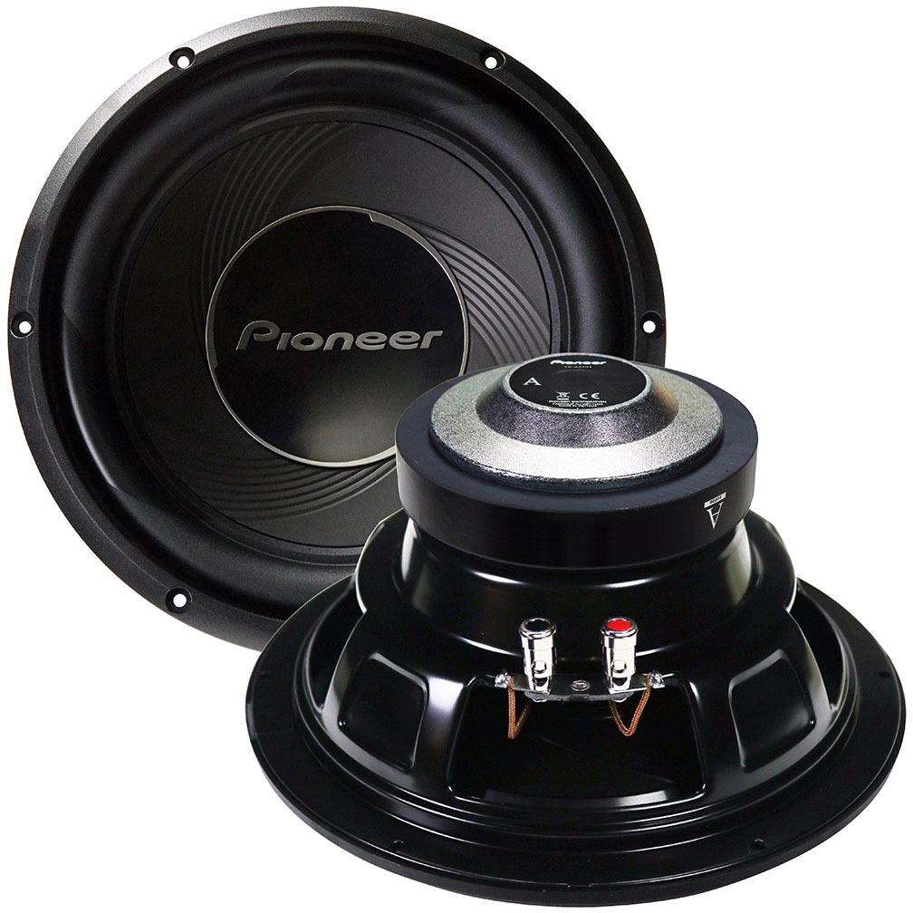 Pioneer TSA25S4 10-Inch 1200W Max Subwoofer - 4 Ohm Single Voice Coil