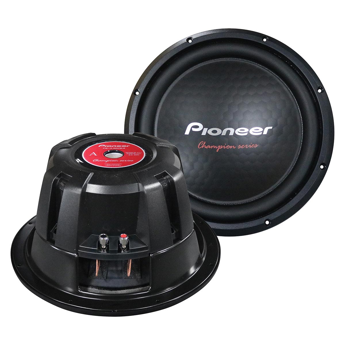 Pioneer TSA301S4 12-Inch Woofer with 500W RMS Power Handling and 1600W Max, Single 4 Ohm Voice Coil