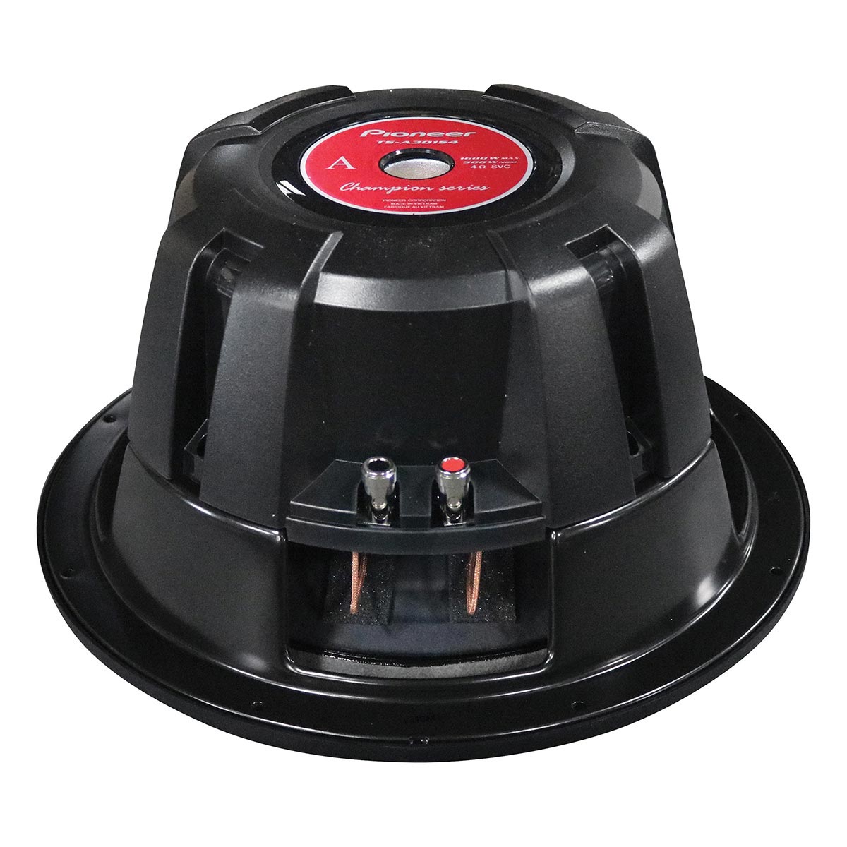 Pioneer TSA301S4 12-Inch Woofer with 500W RMS Power Handling and 1600W Max, Single 4 Ohm Voice Coil