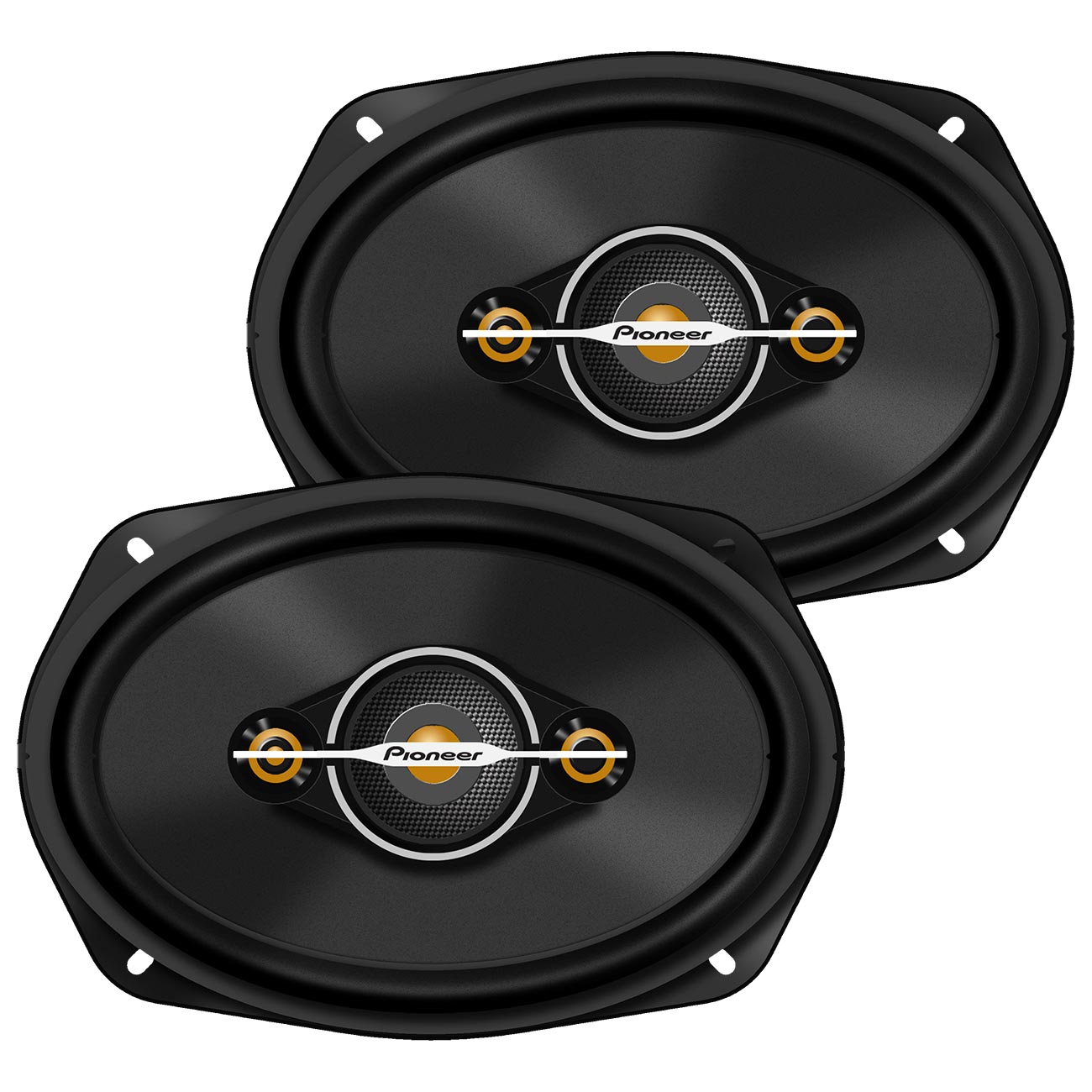 Pioneer TSA6961F 6x9-inch 4-Way Full Range Shallow Mount Speakers – 450 Watts Max, 90 RMS (Pair)