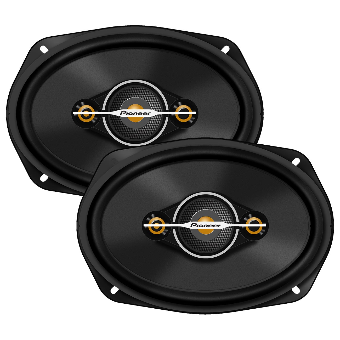 Pioneer TSA6971F 6x9 Inch 4-Way Full Range Shallow Mount Speakers – 600 Watts Max, 100 RMS (Pair)