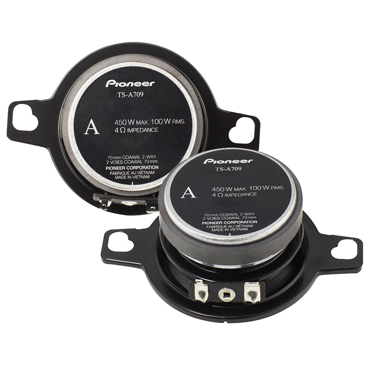 Pioneer TSA709 2 3/4-inch 2-Way Car Speakers - 100W RMS / 450W Max (Pair)