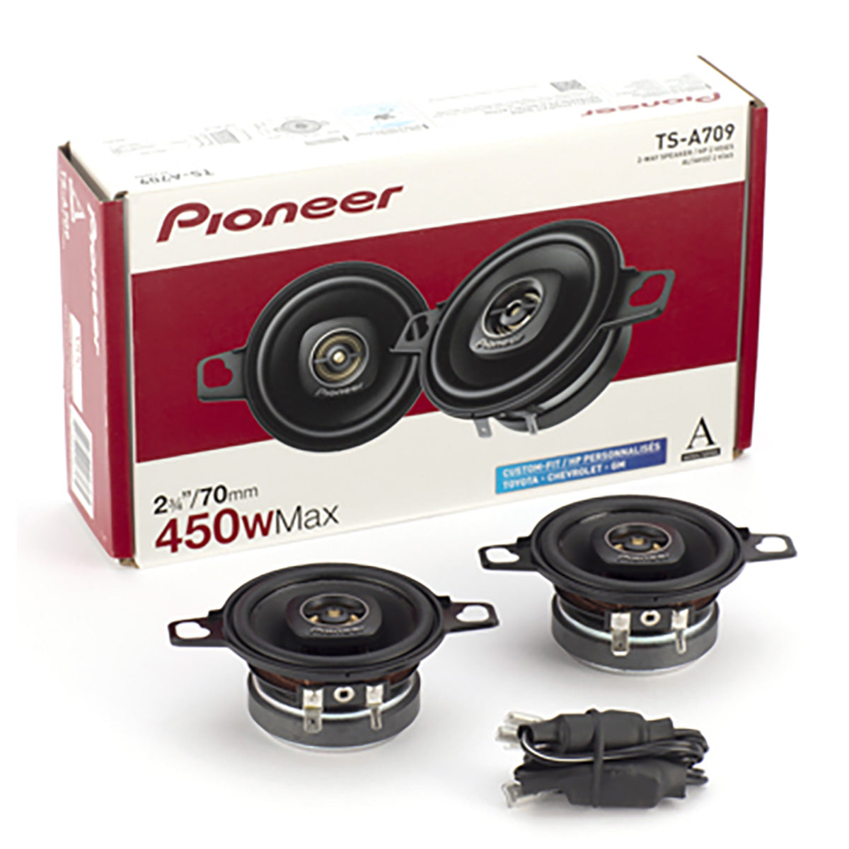 Pioneer TSA709 2 3/4-inch 2-Way Car Speakers - 100W RMS / 450W Max (Pair)
