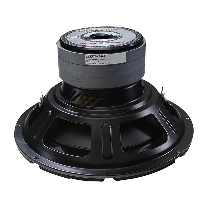 Audiopipe 15-Inch Woofer TSPP315D4 with 700W RMS Power Handling and Dual 4 Ohm Voice Coils