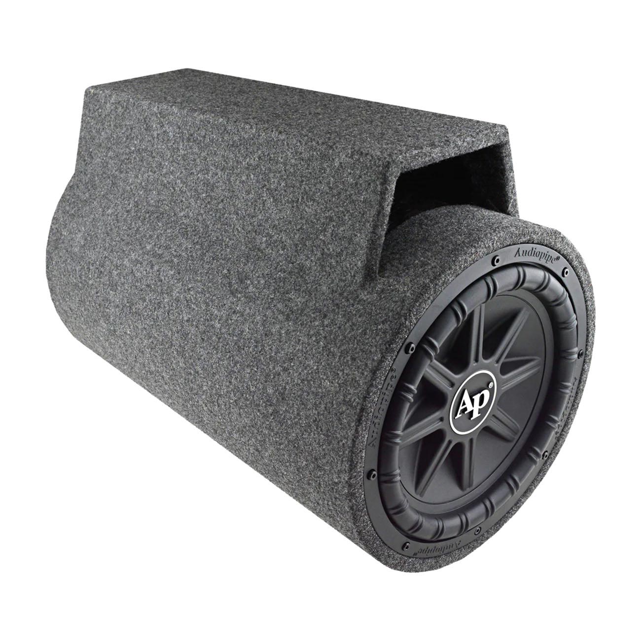 Audiopipe TUBOX1050A 10-Inch Single Vented Loaded Subwoofer Tube with 800W Power Handling