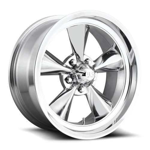 US Mags U108 Standard 15x8 Polished Wheel, 5x4.75 Bolt Pattern, +1 Offset