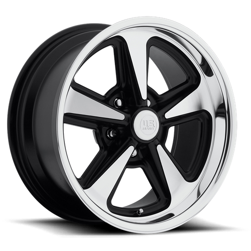 US Mag 1PC U109 Bandit 18x9 Wheel, 5x4.75 Bolt Pattern, Matte Black Machined
