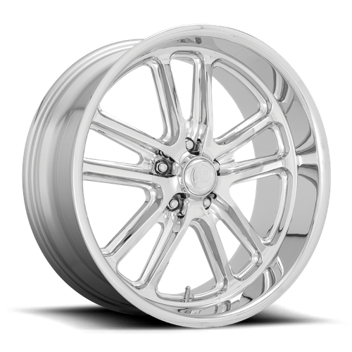 US Mag 1PC U131 Bullet 18x8 Chrome Wheel, 5x4.75 Bolt Pattern, 1mm Offset