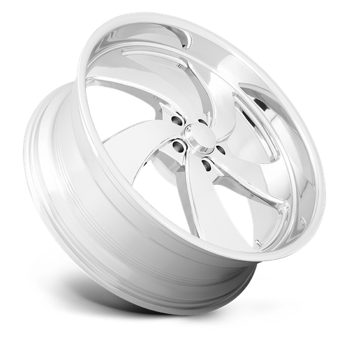 US Mag 1PC U132 Desperado 22x8.5 Chrome Wheel, 5x5.0 Bolt Pattern, 1mm Offset