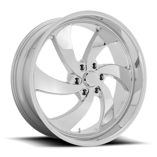 US Mag 1PC U132 Desperado 20x8 Chrome Wheel, 6x5.5 Bolt Pattern, +1 Offset
