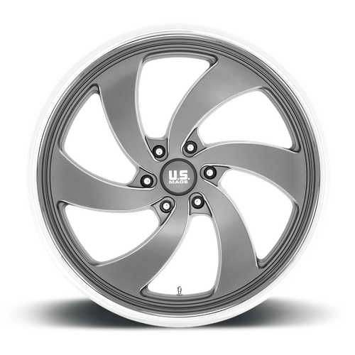 US Mag 1PC U133 Desperado 22x10 Wheel, 6x5.5 Bolt Pattern, +25 Offset