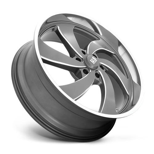 US Mags U133 Desperado 20x8 Wheel, 5x4.75 Bolt Pattern, Anthracite Milled Finish