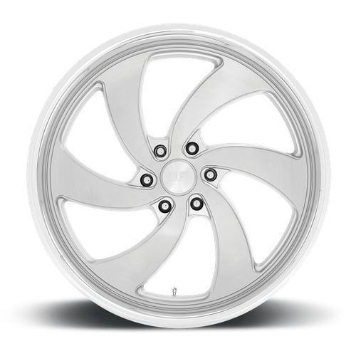 US Mag 1PC U134 Desperado 24x9 6x135 Brushed Silver Wheel, 25mm Offset