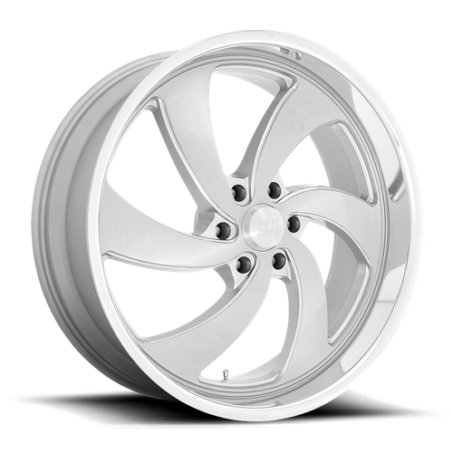 US Mag 1PC U134 Desperado 24-Inch x 10-Inch Wheel, 6x135 Bolt Pattern, +25mm Offset, Silver Brushed Face