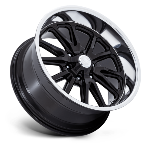 US Mags UC145 Rambler 6 20-Inch Gloss Black Wheel with Diamond Cut Lip