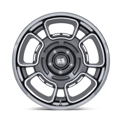 US Mag 1PC Flagstaff 20x10 Inch Aluminum Wheel with 5x127 Bolt Pattern and Machined Face Finish