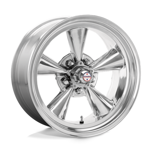 American Racing Vintage VN109 TT-O 15x5 Polished Wheel, 5x4.75 Bolt Pattern