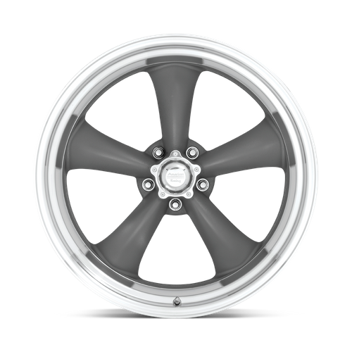 American Racing Vintage VN215 Classic Torq Thrust II 16x7 Gray Wheel, 5x4.5 Bolt Pattern