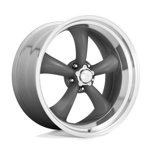 American Racing Vintage VN215 Classic Torq Thrust II 16-Inch Gray Wheel, 5x4.75-Inch Bolt Pattern