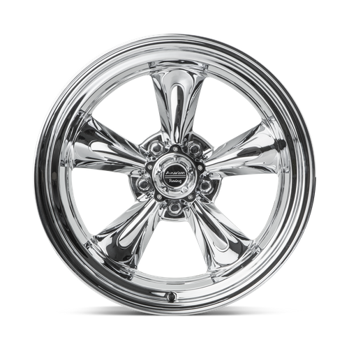 American Racing Vintage VN615 Torq Thrust II 17x7 Chrome Wheel, 5x5.0 Bolt Pattern