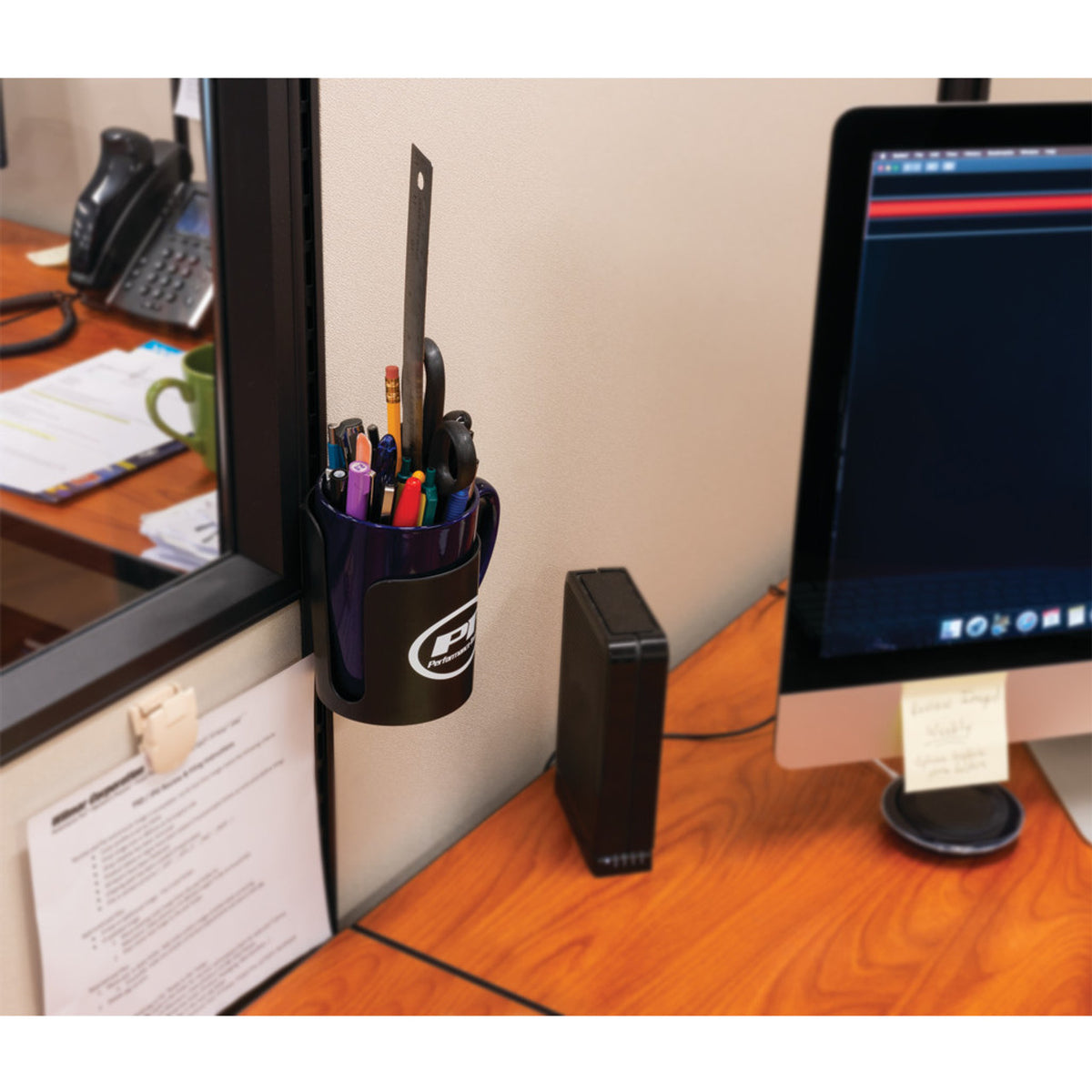 Performance Tool W12525 Magnetic Cup Caddy, Black