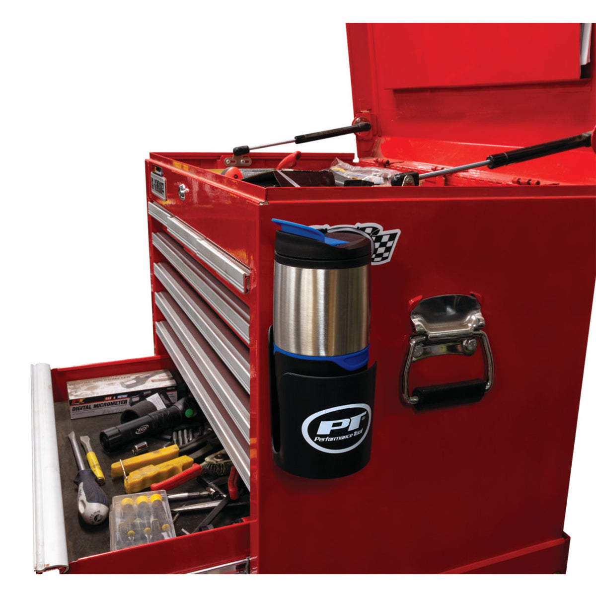 Performance Tool W12525 Magnetic Cup Caddy, Black