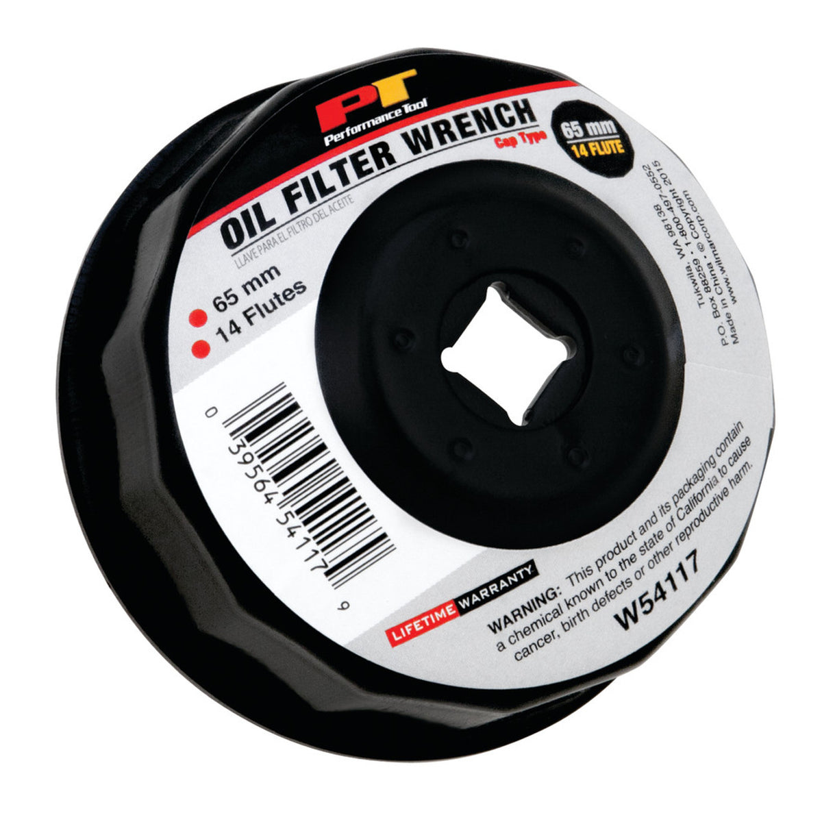 Performance Tool W54117 14-Flute 65mm Oil Filter Cap Wrench