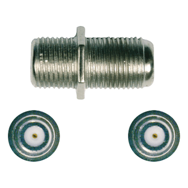 Wilson Electronics 971129 F-female To F-female Connector For Rg6 Coaxial Cable