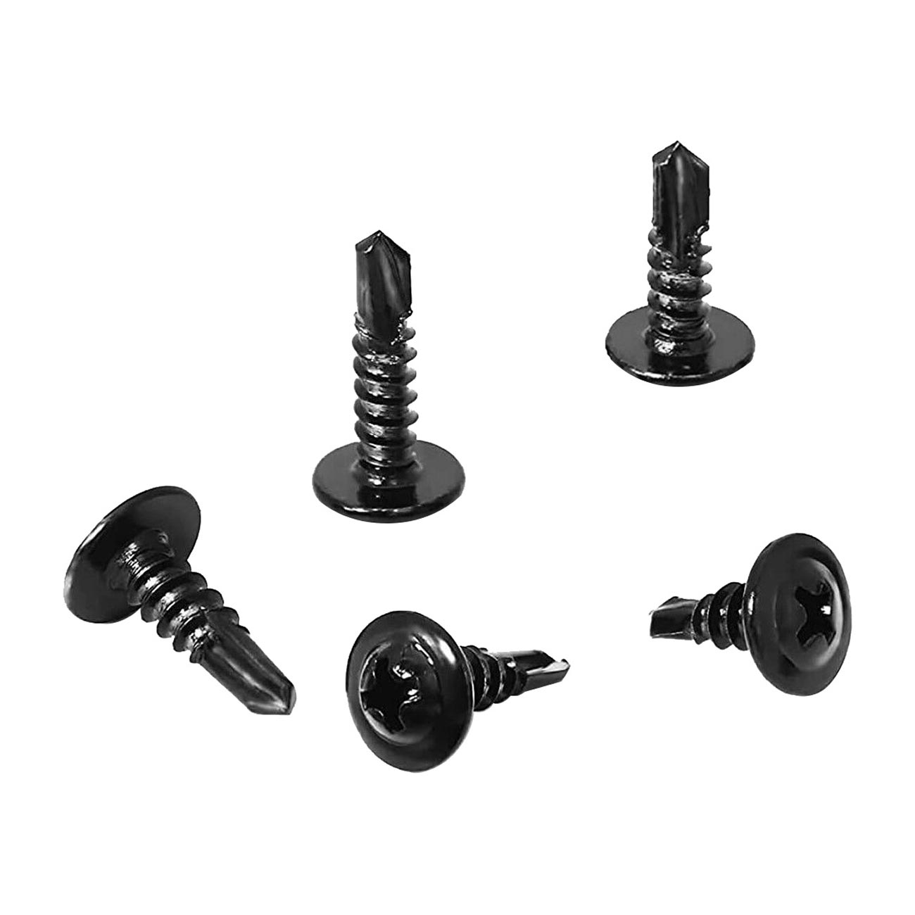Xscorpion 1/2 inch Wafer Head Self-Tapping Phillips Screws (Box of 200) - Model WHT12